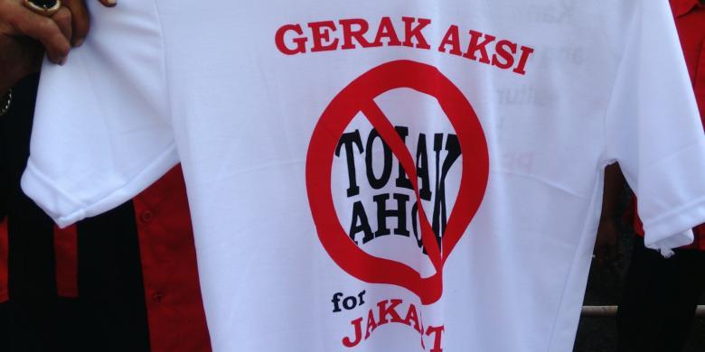 Kaos &quot;Tolak Ahok&quot; Dijual di Upacara Kemerdekaan PDI Perjuangan