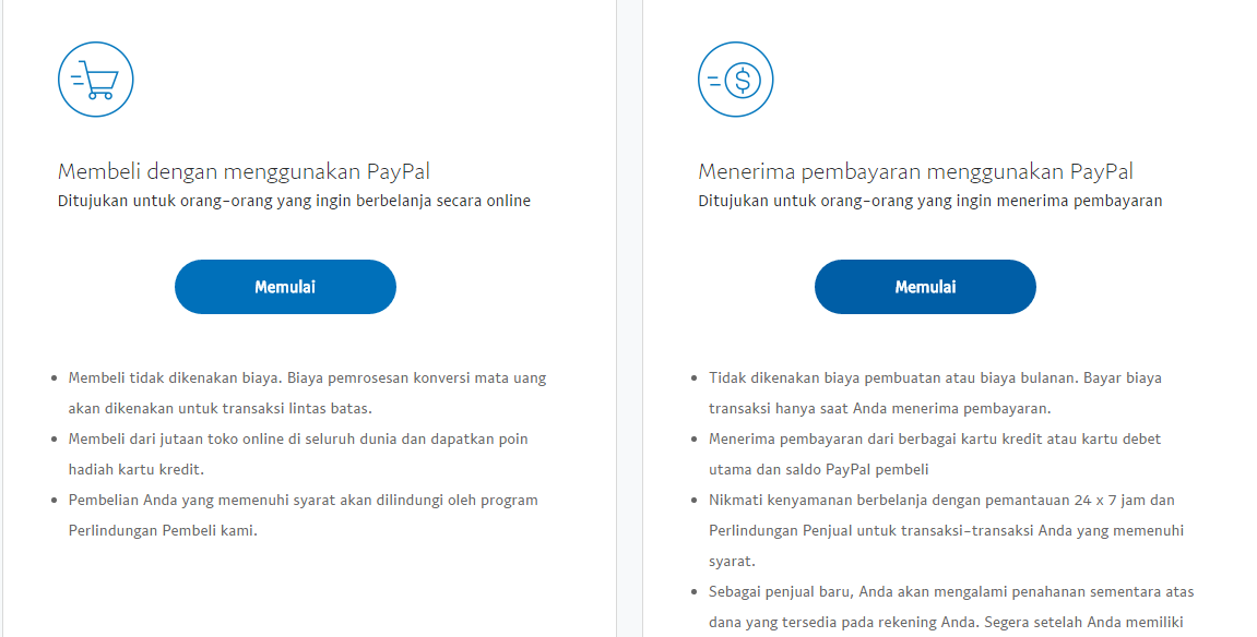 Tanya soal pendaftaran Paypal