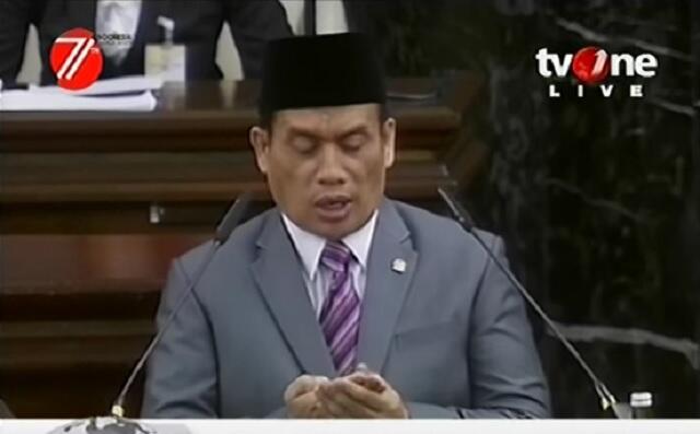 Apa pantas doa politisi Gerindra sindir Jokowi di Paripurna?