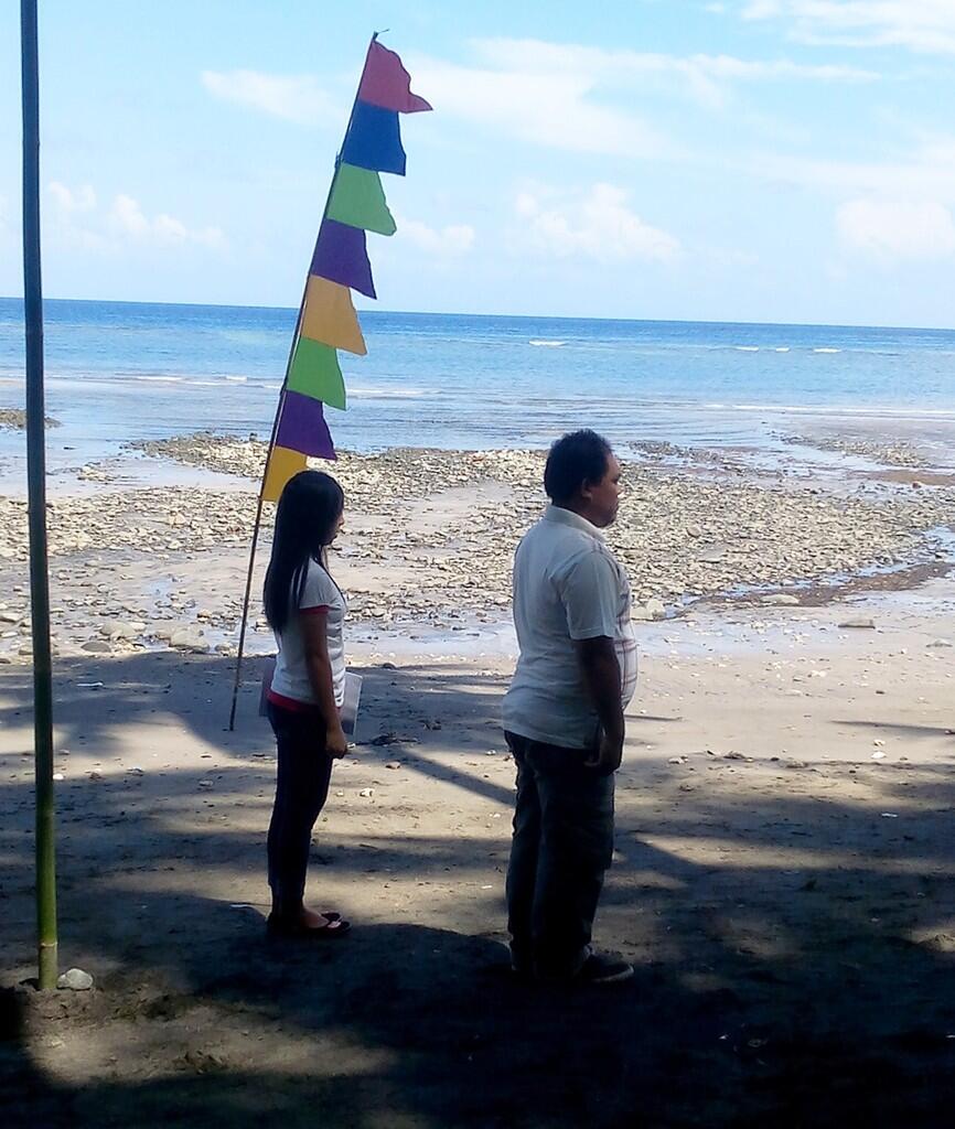 Perayaan 71 Tahun Kemerdekaan RI di Pantai Kampung Belengang, Sangihé!