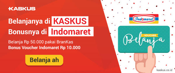 Selama Bulan Agustus Belanja di KASKUS, Bonus Voucher Indomaret!