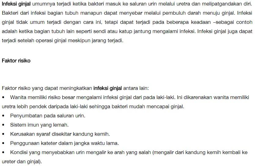 &#91;LOMBA&#93; Infeksi ginjal, kenali penyakit ini lebih jauh...