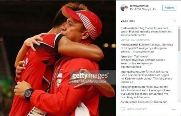 Tantowi Ahmad, Atlit Berprestasi Tapi Bersahaja dan Sayang Keluarga 