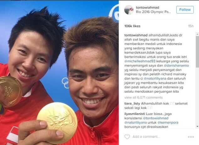 Tantowi Ahmad, Atlit Berprestasi Tapi Bersahaja dan Sayang Keluarga 