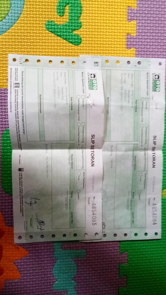 Proses BBN STNK lewat lising OTO Multiartha udah DP 6,2jt malah tidak diproses.
