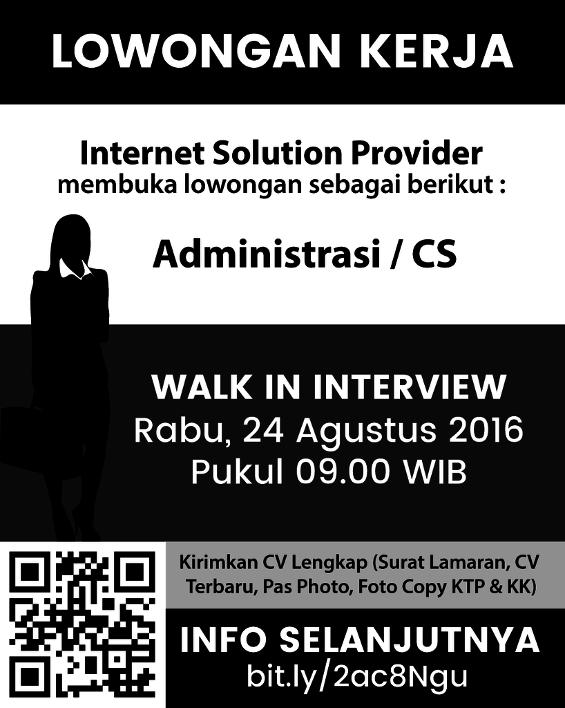 Walk Interview admin dan cs
