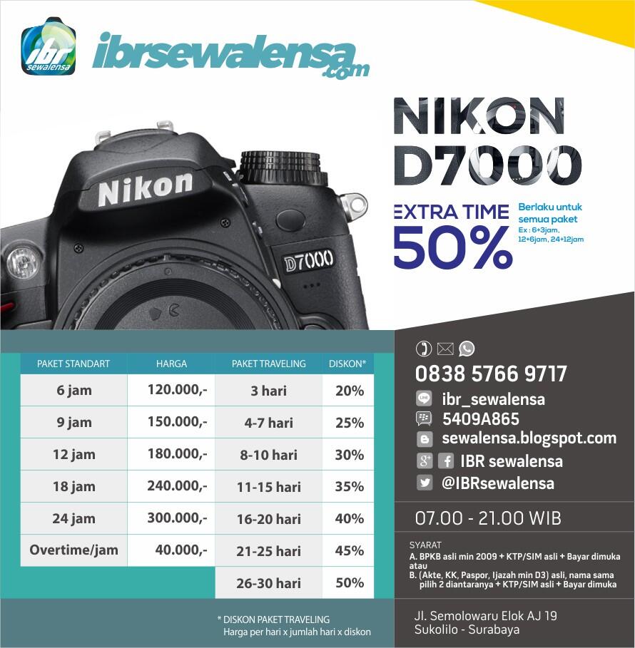 >> IBR SEWALENSA << SEWA RENTAL KAMERA & LENSA
