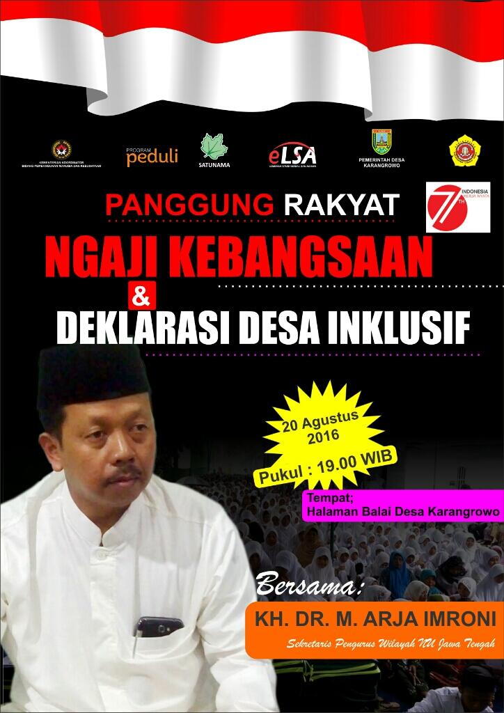Karangrowo Kudus Deklarasikan Desa Inklusif