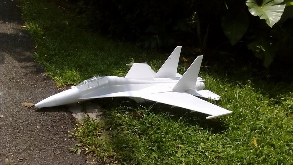 Pesawat Tempur Sukhoi Su-30MK2 RC &#91;Bikin Sendiri&#93;