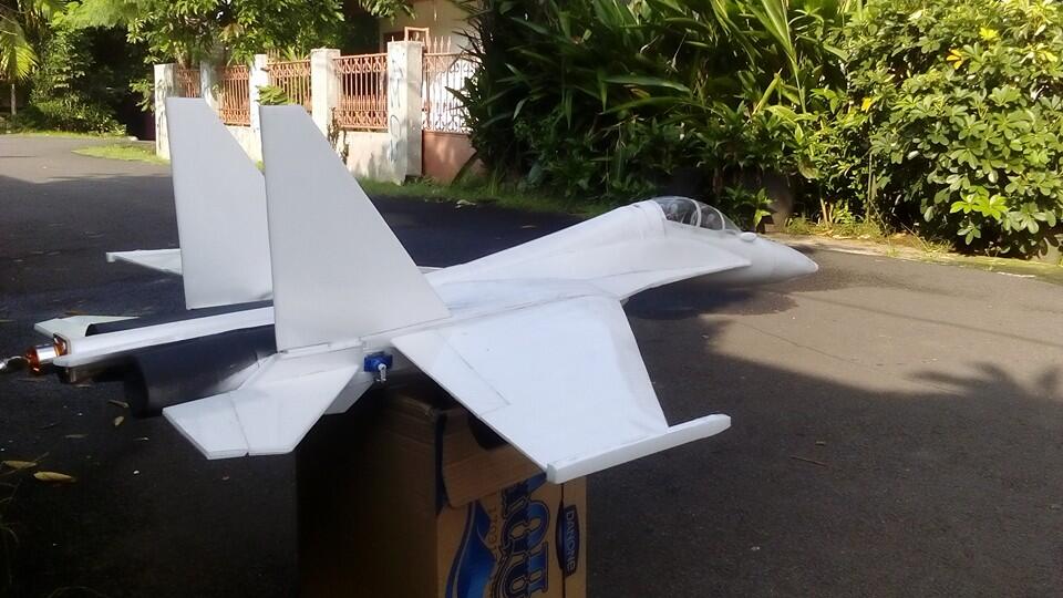 Pesawat Tempur Sukhoi Su-30MK2 RC &#91;Bikin Sendiri&#93;