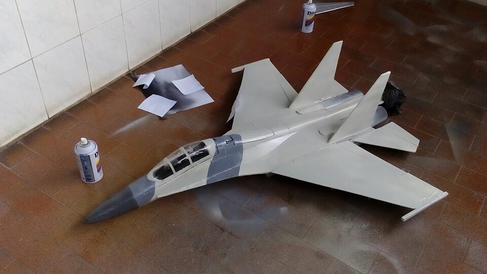 Pesawat Tempur Sukhoi Su-30MK2 RC &#91;Bikin Sendiri&#93;