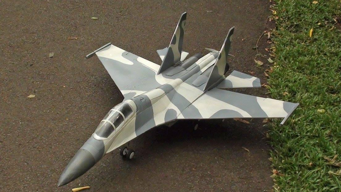 Pesawat Tempur Sukhoi Su-30MK2 RC &#91;Bikin Sendiri&#93;