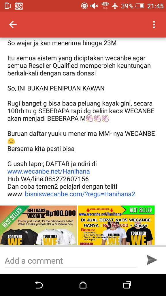 Meragukan- Bisnis kaos modal 100rb dpt 23 M