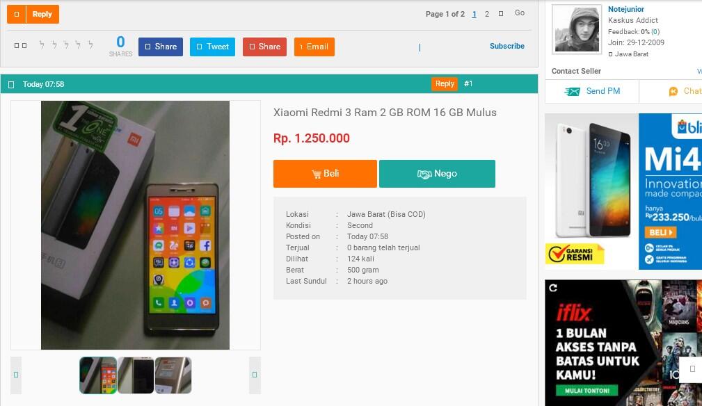 Tetap Waspada Penipu Kaskus Addict,Plus di FJB #tidak ada jaminan#