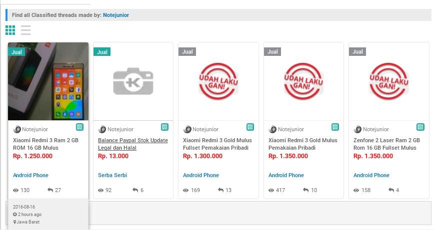 Tetap Waspada Penipu Kaskus Addict,Plus di FJB #tidak ada jaminan#