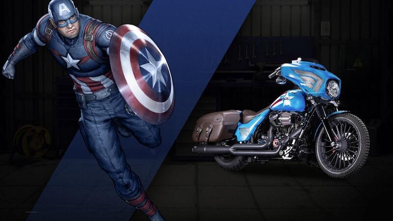 (Pics) Motor Harley Davidson dengan tema Marvel superhero