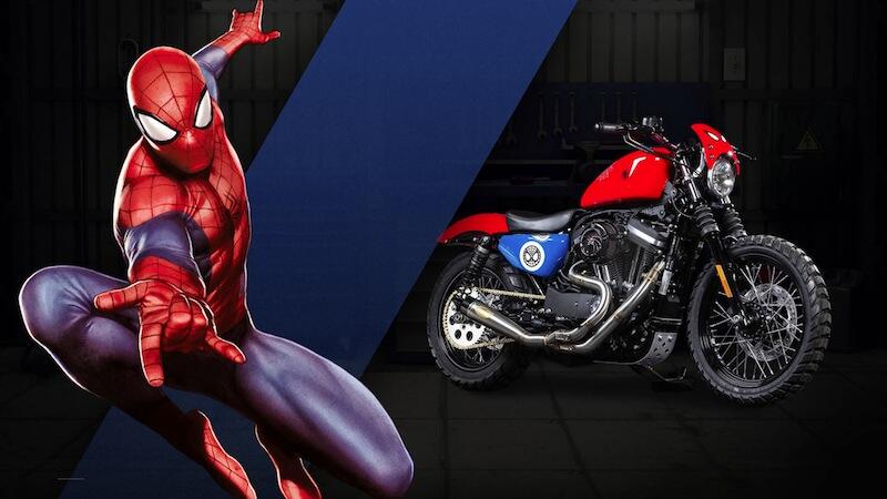 (Pics) Motor Harley Davidson dengan tema Marvel superhero