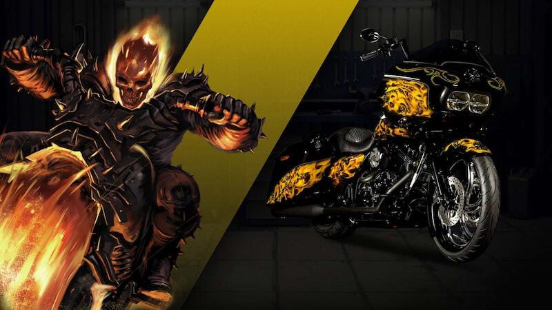 (Pics) Motor Harley Davidson dengan tema Marvel superhero