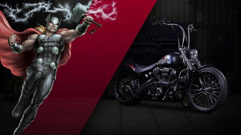 (Pics) Motor Harley Davidson dengan tema Marvel superhero