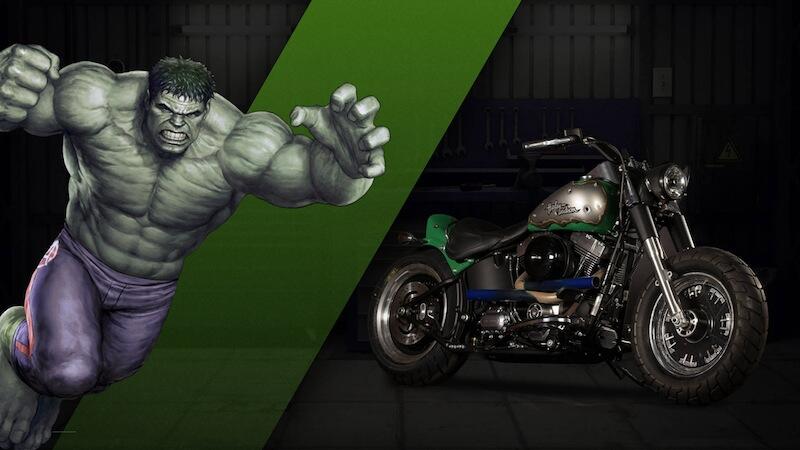(Pics) Motor Harley Davidson dengan tema Marvel superhero