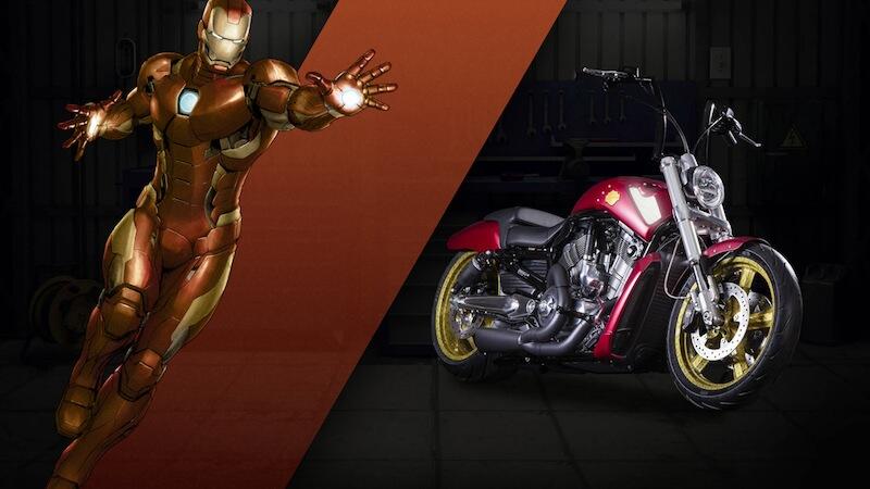 (Pics) Motor Harley Davidson dengan tema Marvel superhero