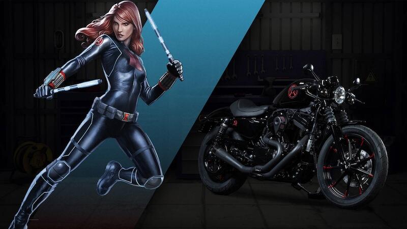 (Pics) Motor Harley Davidson dengan tema Marvel superhero