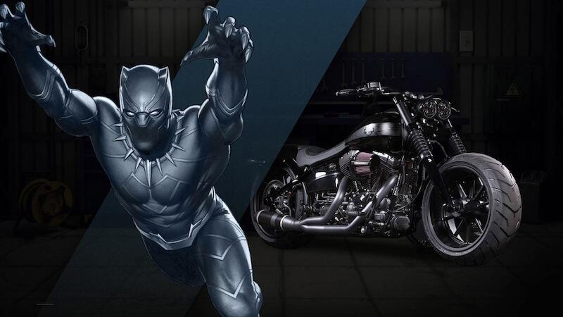 (Pics) Motor Harley Davidson dengan tema Marvel superhero