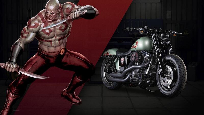 (Pics) Motor Harley Davidson dengan tema Marvel superhero