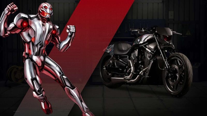 (Pics) Motor Harley Davidson dengan tema Marvel superhero