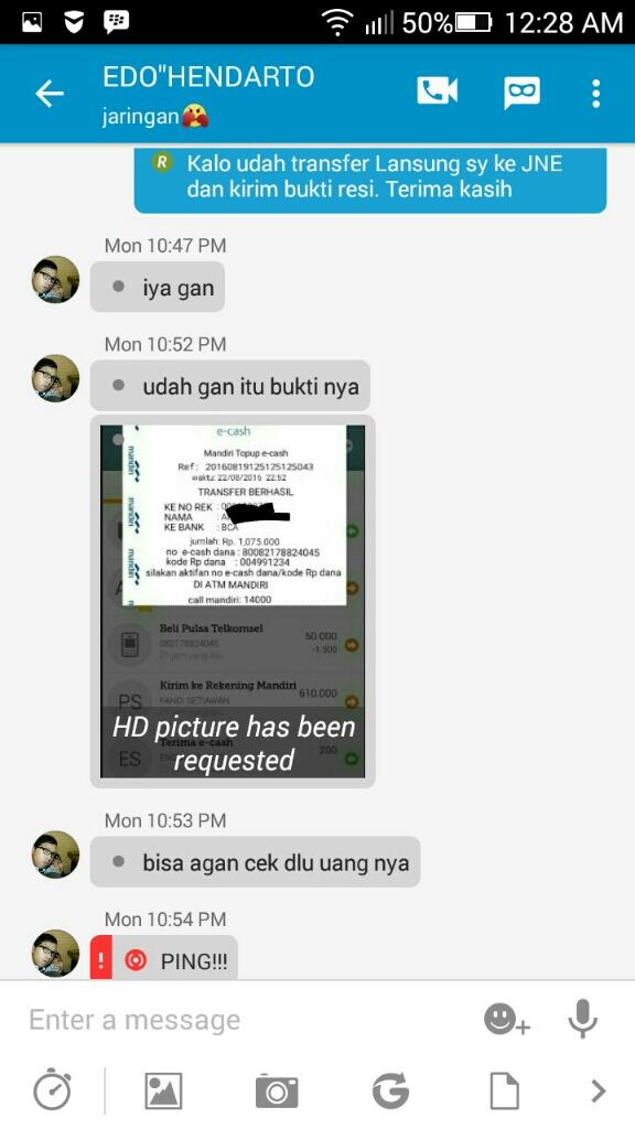 Share Pengalaman Mau Ditipu (Modus E-Cash)