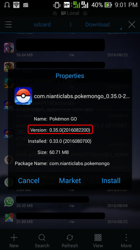 Pokémon GO updated to version 0.35.0 for Android and 1.5.0 for iOS