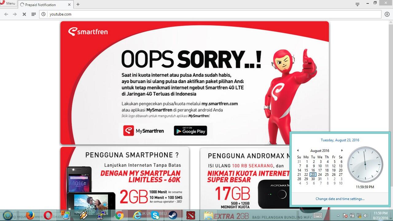 Sampai sekarang bonus quata malam hanya hoax untuk smartfren