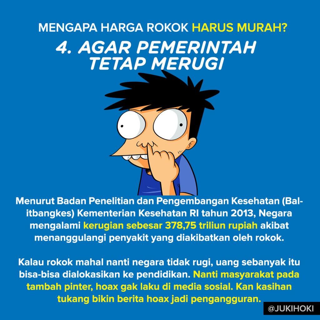 Alasan Rokok Harus Tetap MURAH!