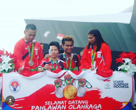 Penyambutan Atlet Olimpiade Rio 2016 Dijakarta