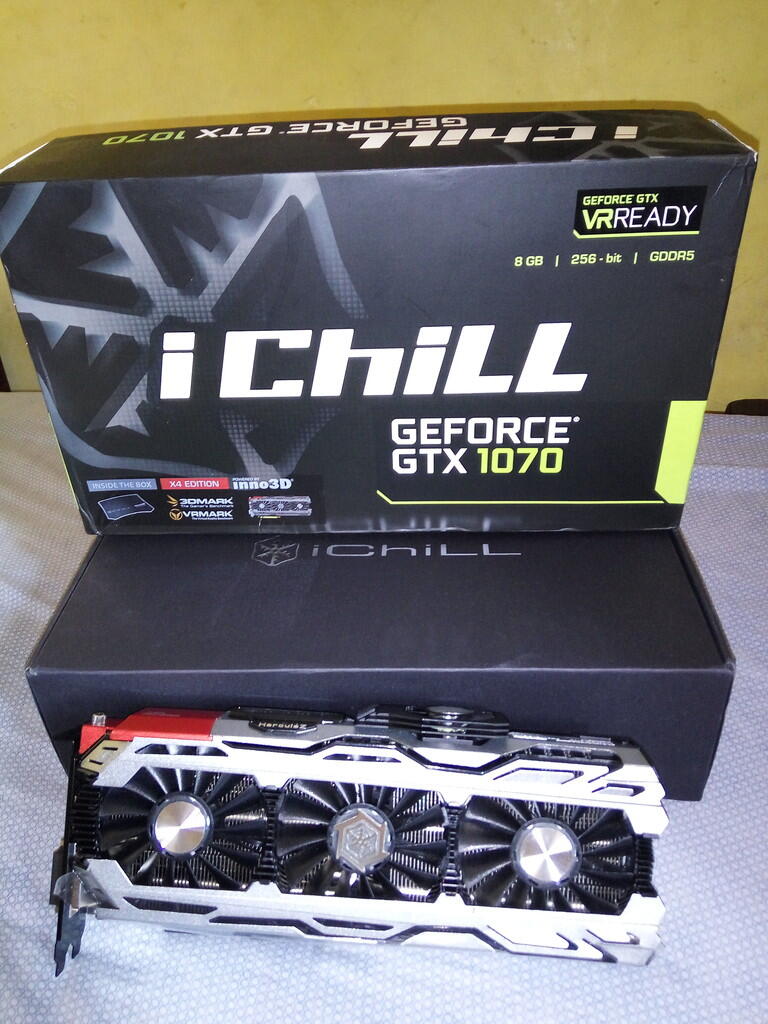 &#91;VGA&#93; Inno3d iChill GeForce GTX 1070 8GB X4