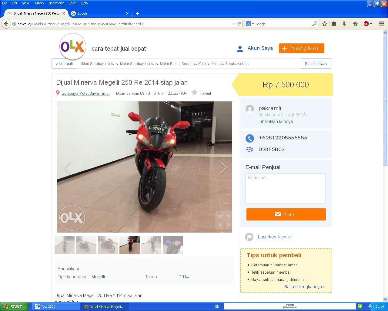 AWAS PENIPUAN JUAL BELI OnLINE dengan memakai kedok profesi yang bermartabat.