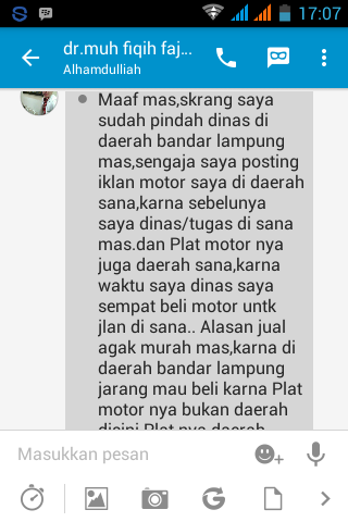 AWAS PENIPUAN JUAL BELI OnLINE dengan memakai kedok profesi yang bermartabat.