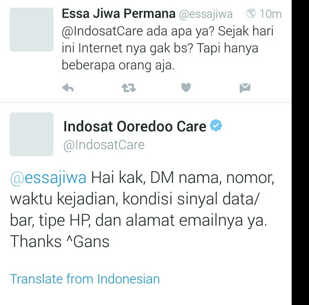 INDOSAT MENGADAT ( LAGI MAIN TENIS )