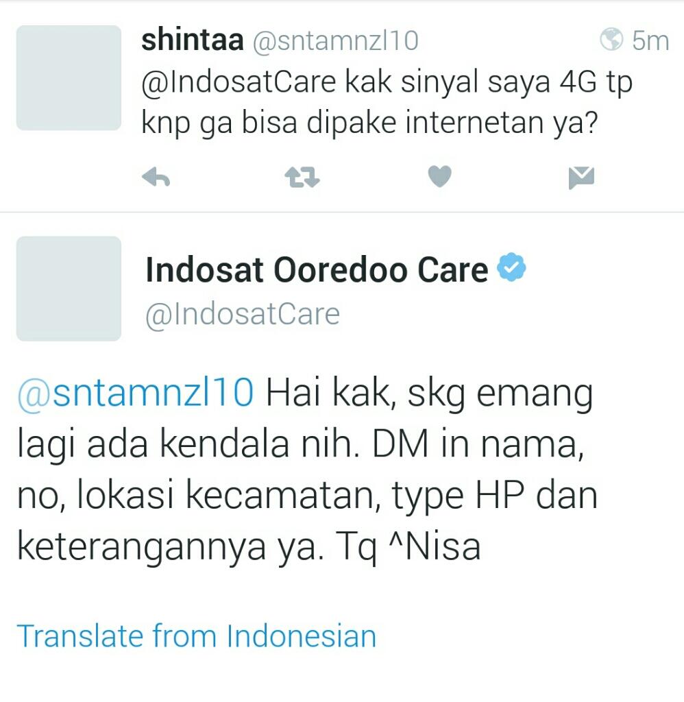 INDOSAT MENGADAT ( LAGI MAIN TENIS )