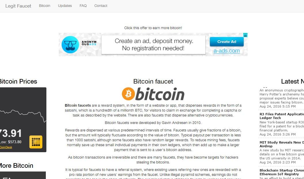 &#91;SHARE&#93; Mendapatkan Passive Income dari Website Faucet Bitcoin