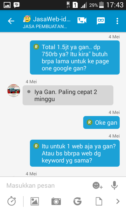 PENIPUAN JasaWeb-Id.Com a.k.a Eko Setiawan