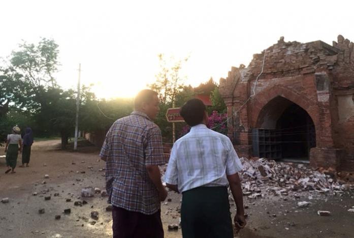 Myanmar Diguncang Gempa 6,8 SR