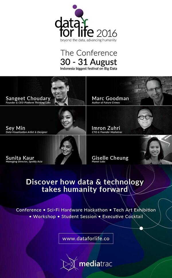 Gali Pengetahuan Agan Tentang Teknologi Big Data Analysis di DATA FOR LIFE 2016!