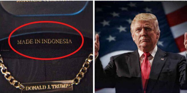 Heboh Jas Donald Trump Ternyata Buatan Indonesia