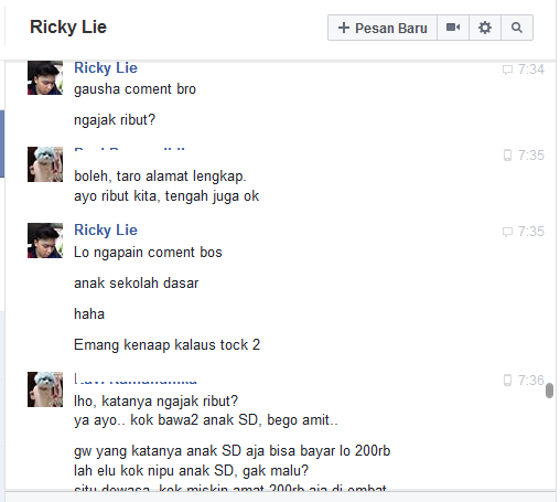 Surat Terbuka buat Agan Ricky Lie