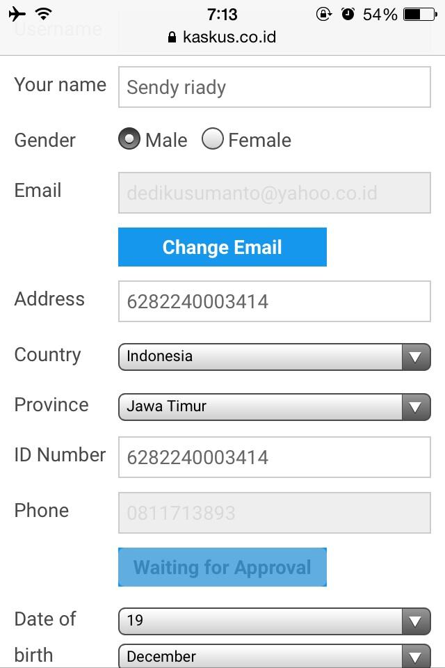 &#91;ASK&#93; nyangkut saat penggantian nomer telepon !!