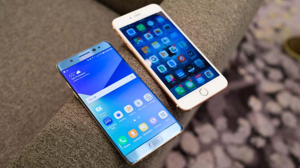 Speed Test Galaxy Note 7 vs Iphone 6s