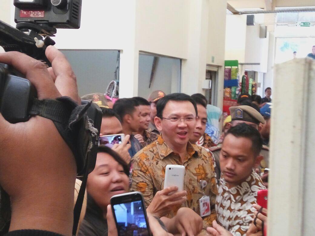 Ahok Tidak Puas Hasil Revitalisasi Pasar Pesanggrahan