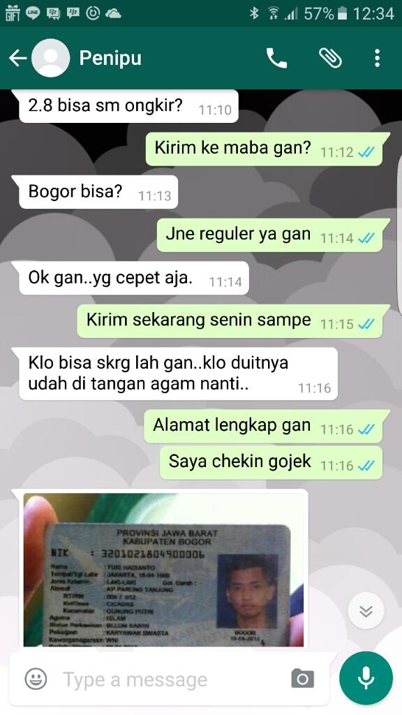 penipuan dengan mandiri e-cash