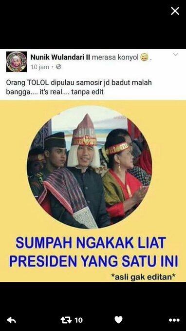 Panitia Kunjungan Jokowi Ke Danau Toba Dituntut Minta Maaf